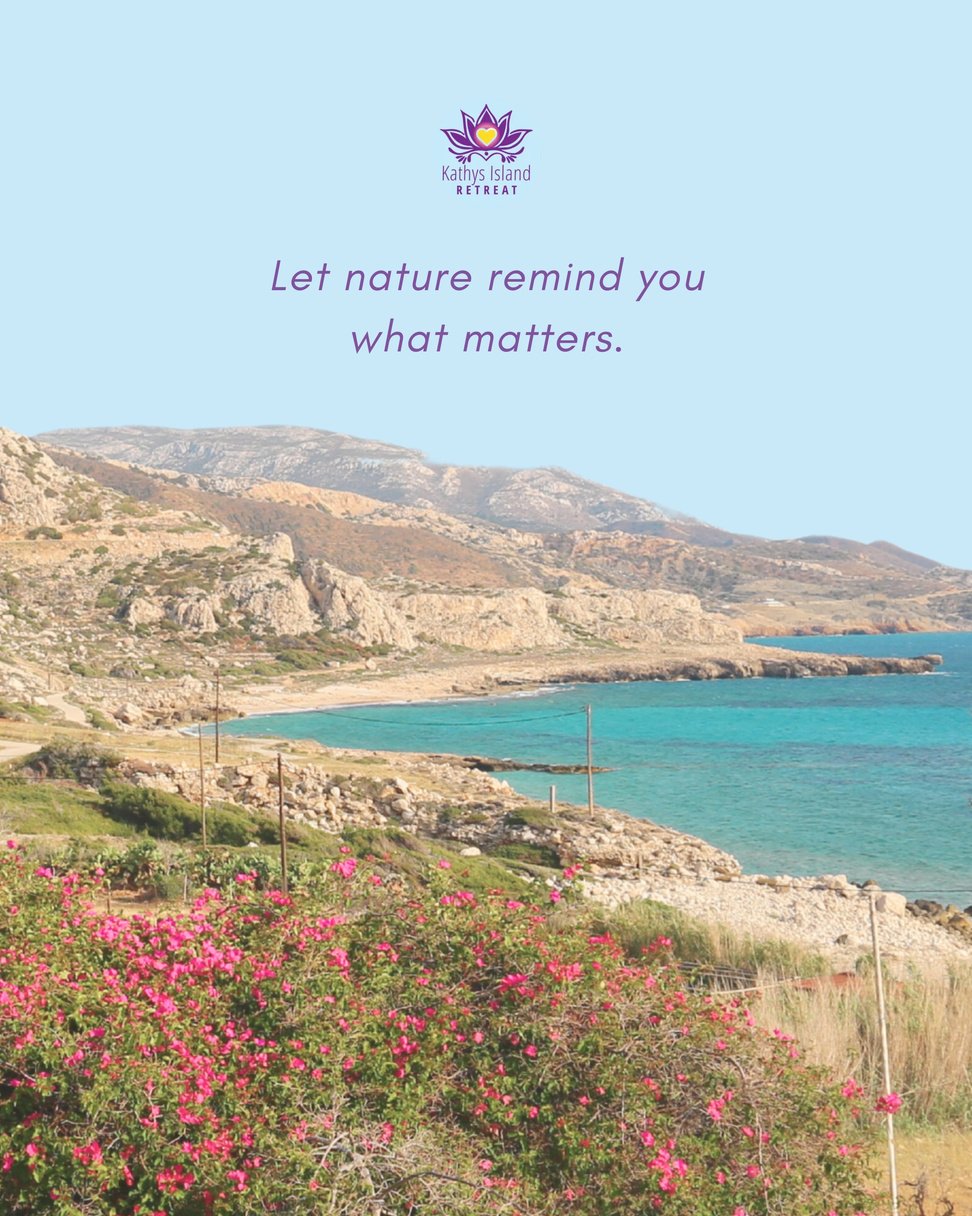 Karpathos coastline and Kathy's Island Retreat