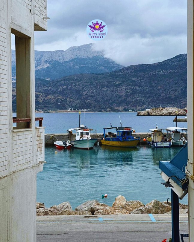 Fishing boats in Finiki village