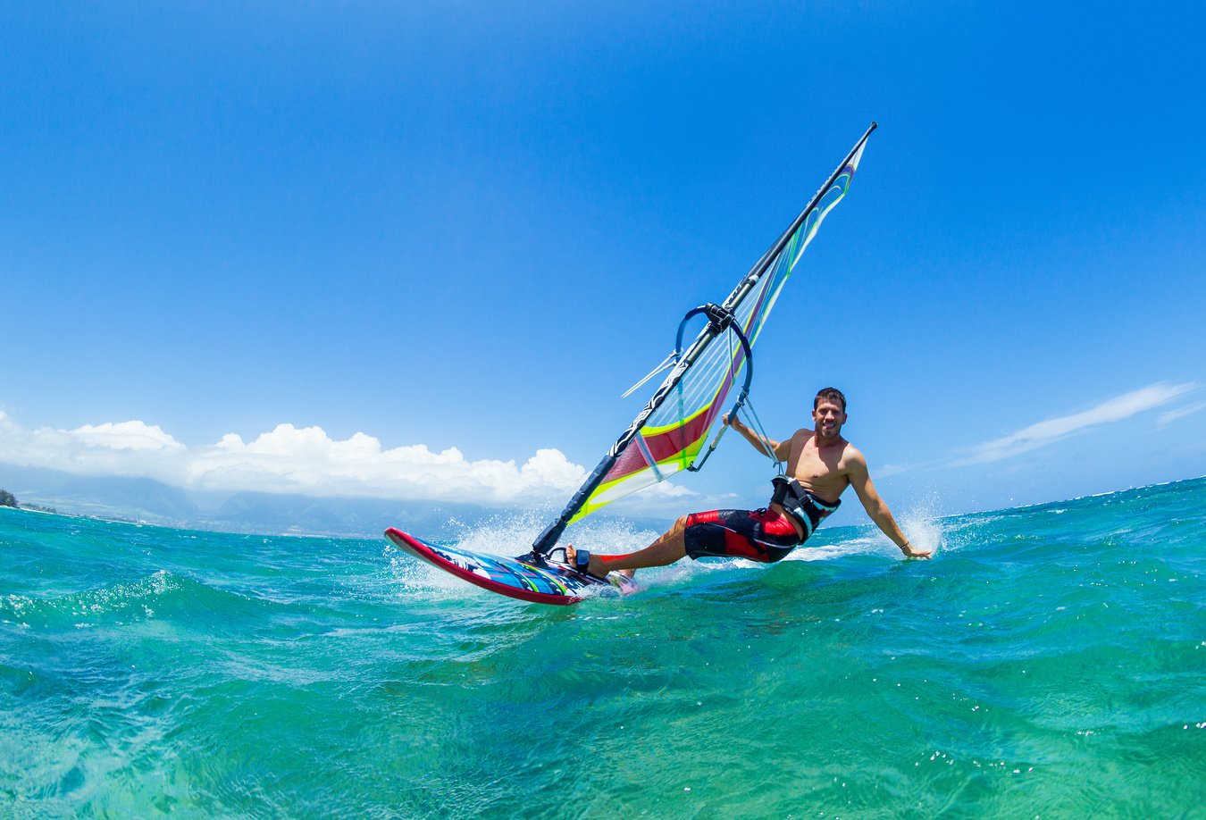 Windsurfing near Karpathos